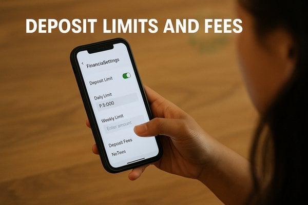 Mga Limitasyon at Bayarin sa Deposito